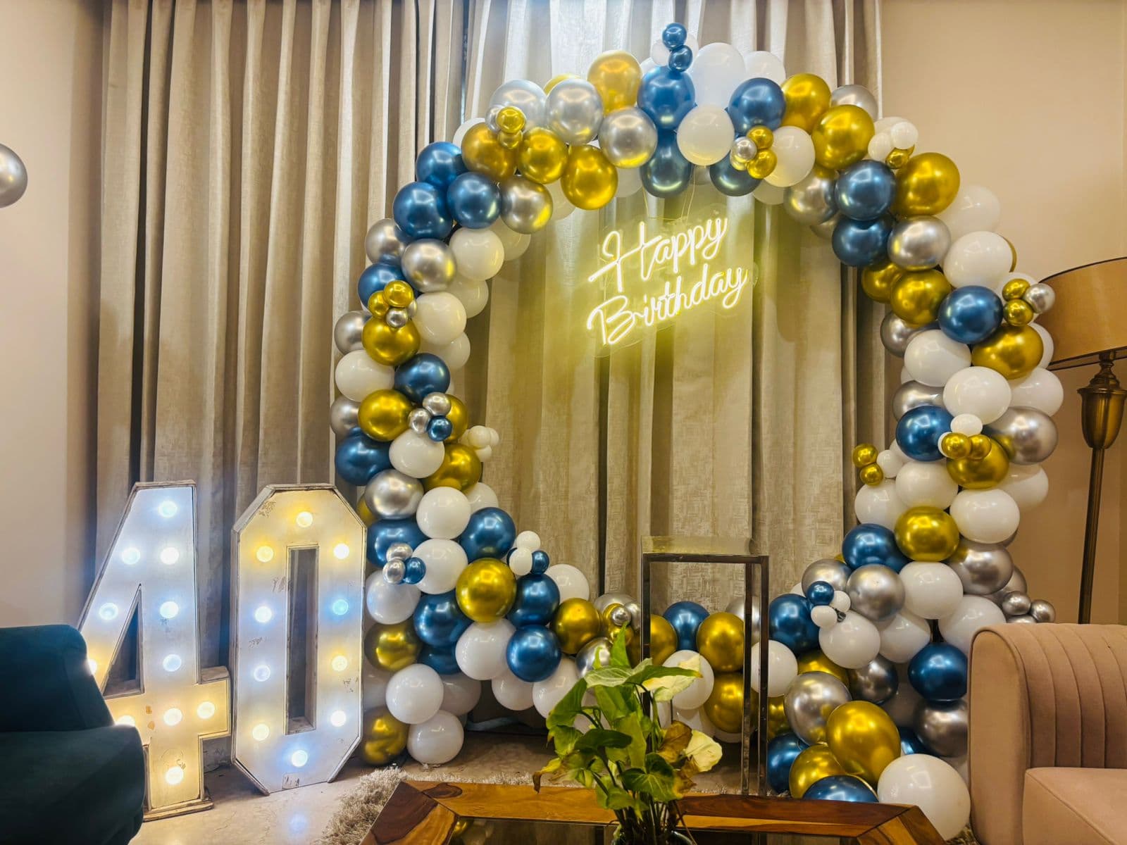 Sangeet Decoration setup by Gurugram Balloon Decor